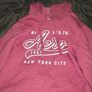 pink/white  hoodie